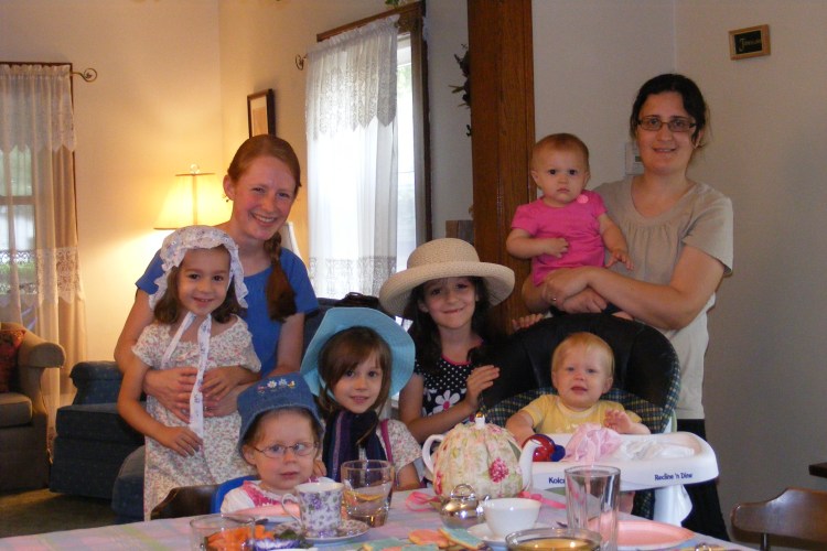 Tea Party with Gragg girls 002
