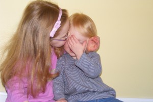 Kisses from big sister- oh my!!
